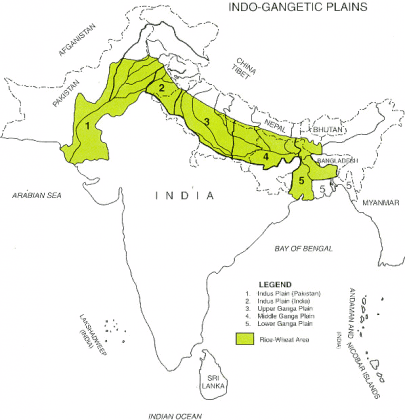 The Indo-Gangetic plains