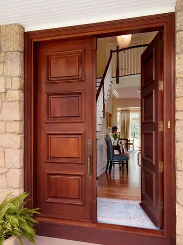 African wooden main door