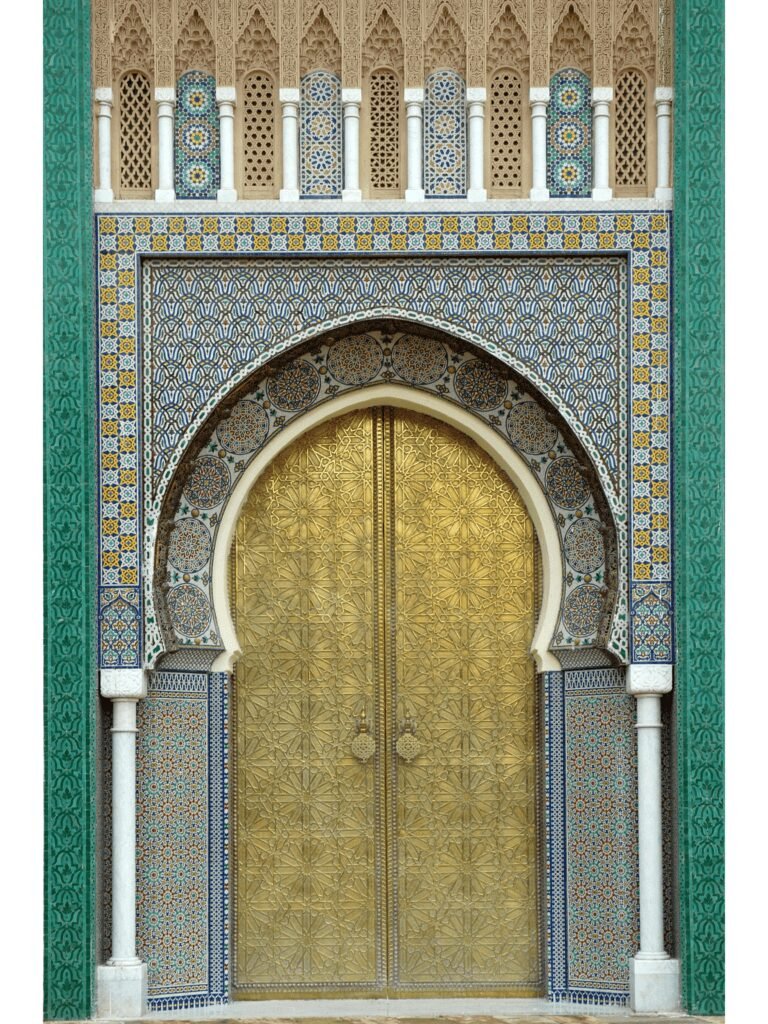 Arabian teak wooden door design