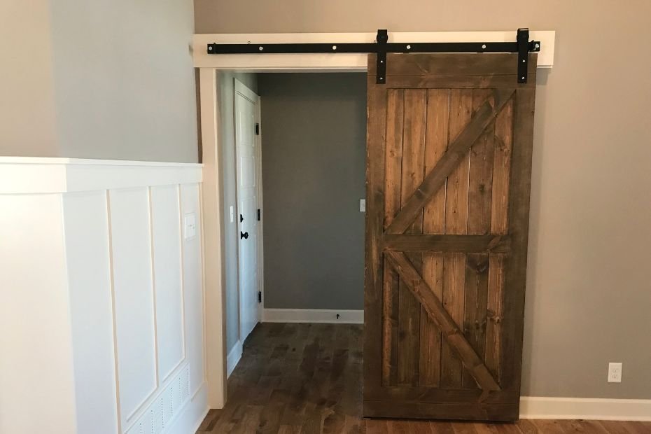 Modern Bathroom door design 12 Sliding barn bathroom doors