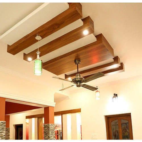 Wooden false ceiling