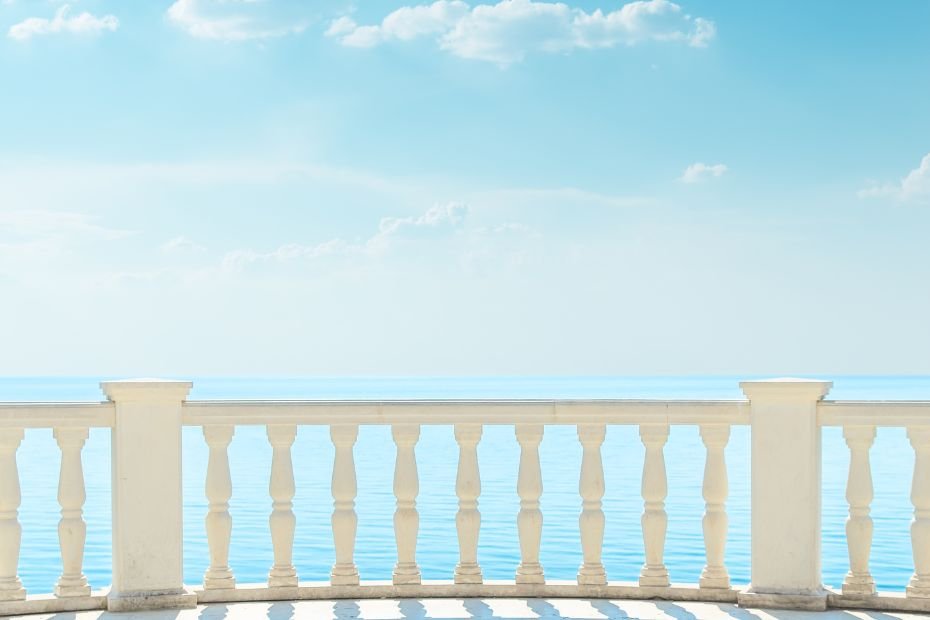 White fairy Balcony railing design