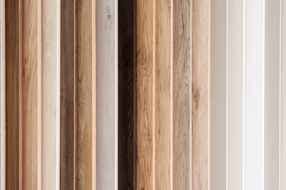 Modern PVC wall panel design wooden texture