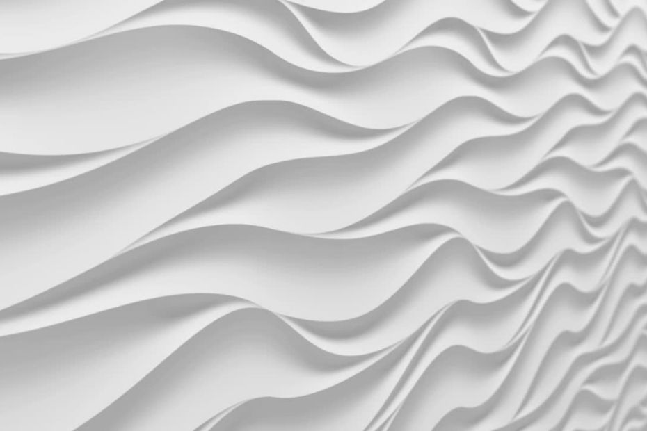white 3D PVC wall panel