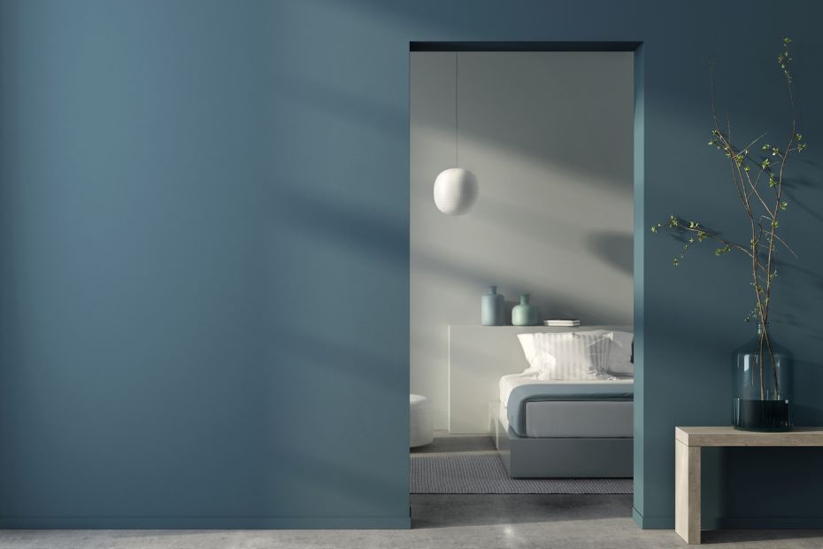 Two colour combination for bedroom walls