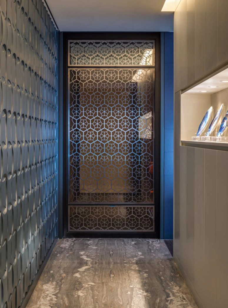 Latest & Modern wooden Jali door designs with photos 36 Aluminium jali door