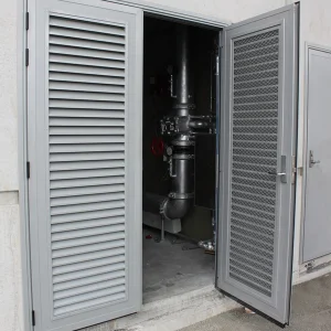 Aluminium bathroom door design 12 Fixed-Aluminium-Louver-Door