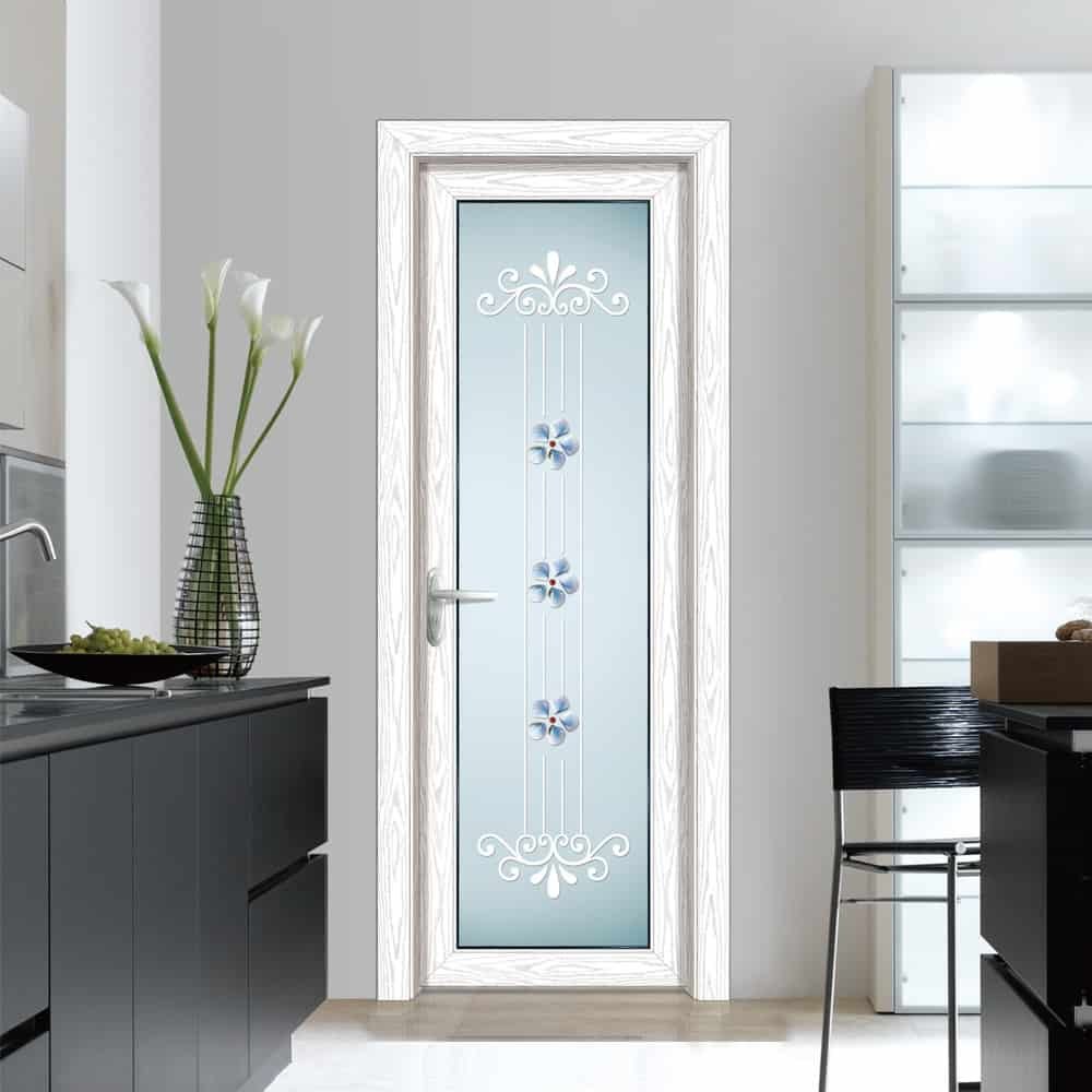 Aluminium bathroom door design 15 aluminium door design for bathroom floral pattern