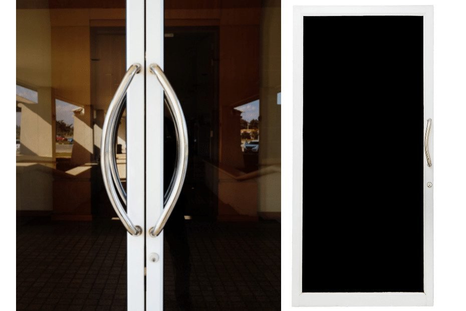 Aluminium bathroom door design 29 aluminum front door design