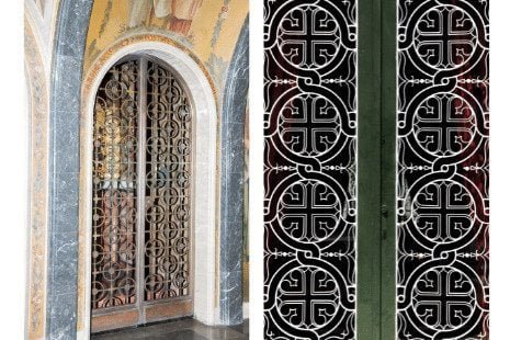 Modern Iron door designs for main door of your home 4 double door grill gate design for main door