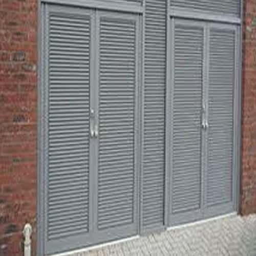 Aluminium bathroom door design 11 grey aluminium louver door
