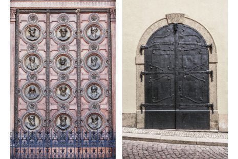 Modern Iron door designs for main door of your home 8 iron grill design for main door