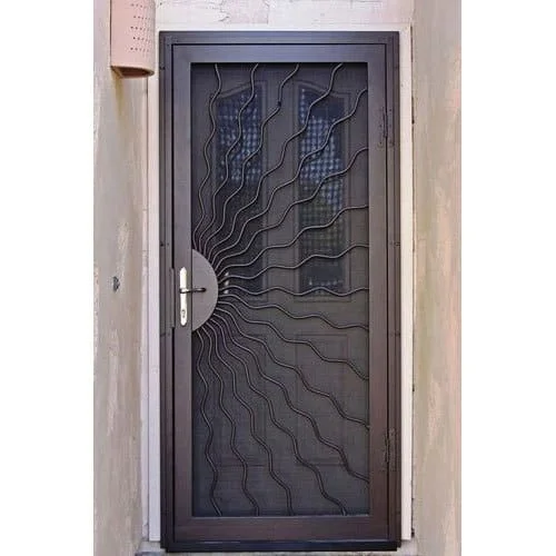 Modern Iron door designs for main door of your home 22 iron safety door design