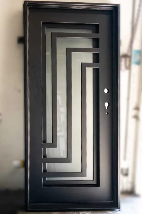 Modern Iron door designs for main door of your home 24 iron single door design for home