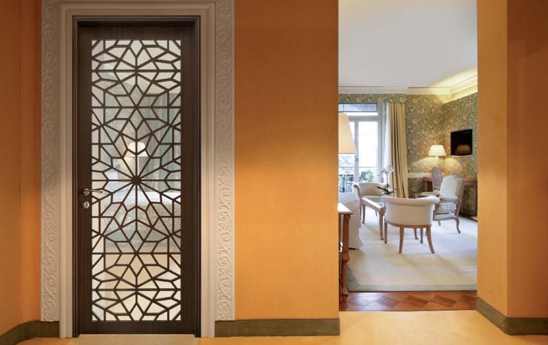 Latest & Modern wooden Jali door designs with photos 9 latest wooden jali door design