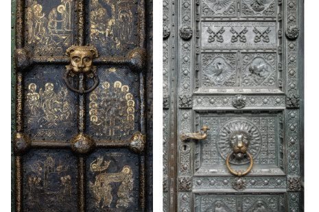 Modern Iron door designs for main door of your home 29 metal doors designs