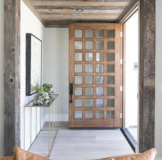 Latest & Modern wooden Jali door designs with photos 12 modern wooden jali door