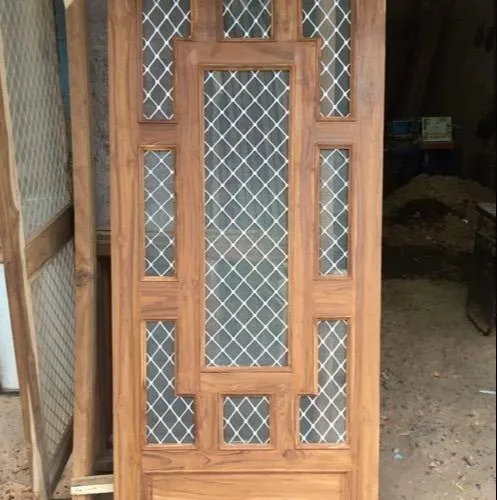 Latest & Modern wooden Jali door designs with photos 13 modern wooden jali door