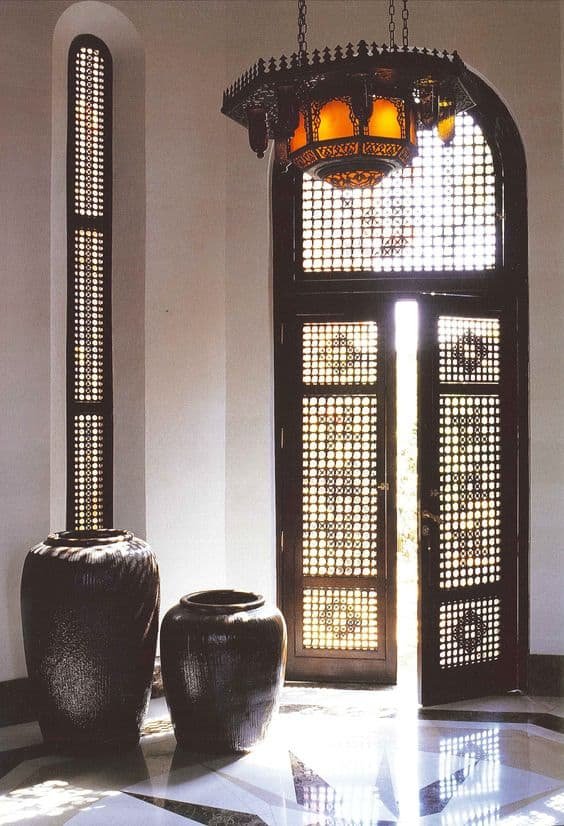 Latest & Modern wooden Jali door designs with photos 22 modern wooden jali double door design