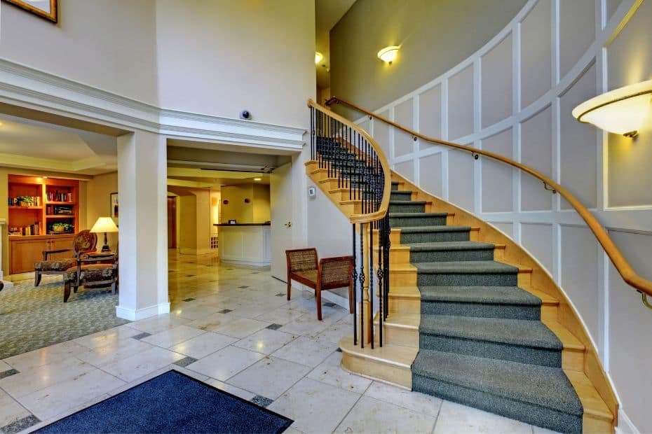 Modern stairs railing designs in steel 5 stair railing