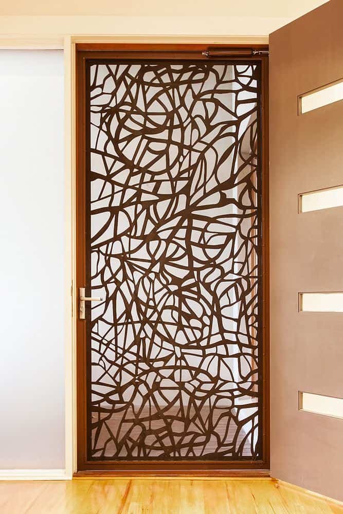 Latest & Modern wooden Jali door designs with photos 18 wooden jali single door design
