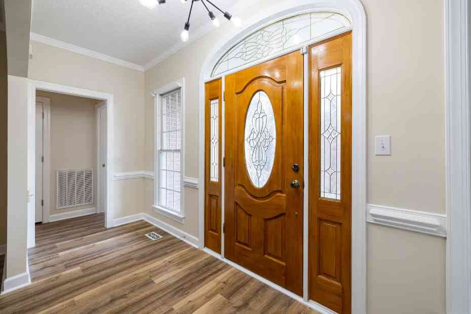Glass door design