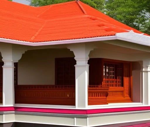 kerala traditional house elevation designs