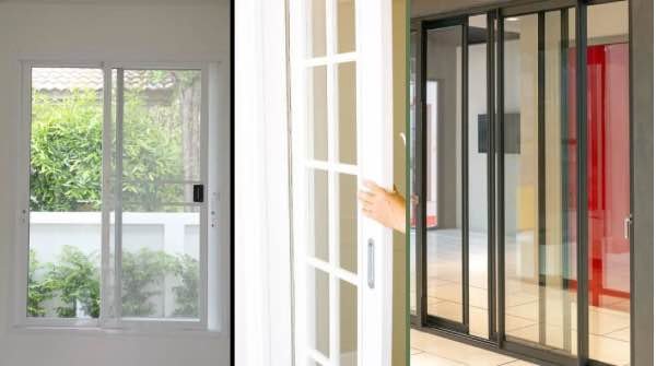 Glass door designs for home main door 2 sliding door fitting