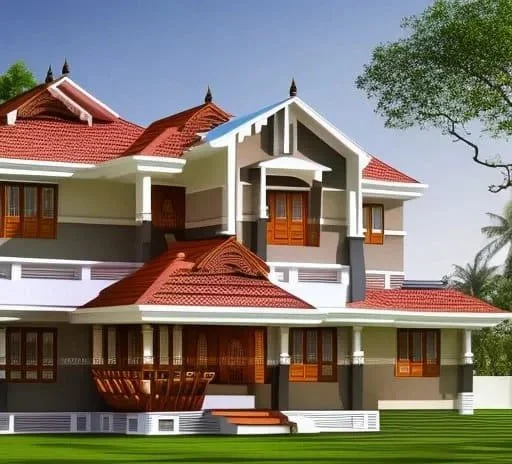 Kerala Traditional House Exterior