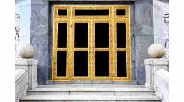 designer double front doors