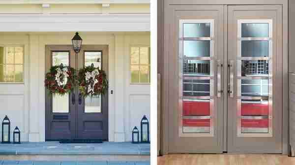 Glass door designs for home main door 5 double door design with glass