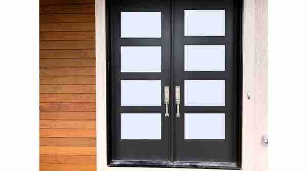 simple double door design