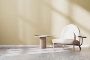 Beige and cream wall color for Grey floor 8