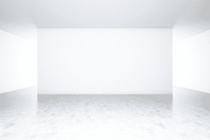 Crisp White wall for Grey floor
