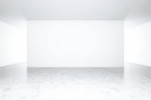 Crisp White wall for Grey floor
