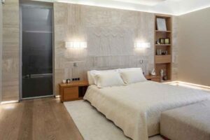 Soft Taupe wall color for grey flooring 4