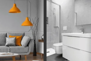 Wall colors for grey flooring 12