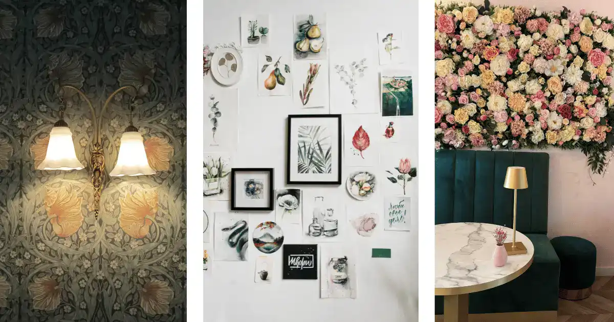 floral design wall