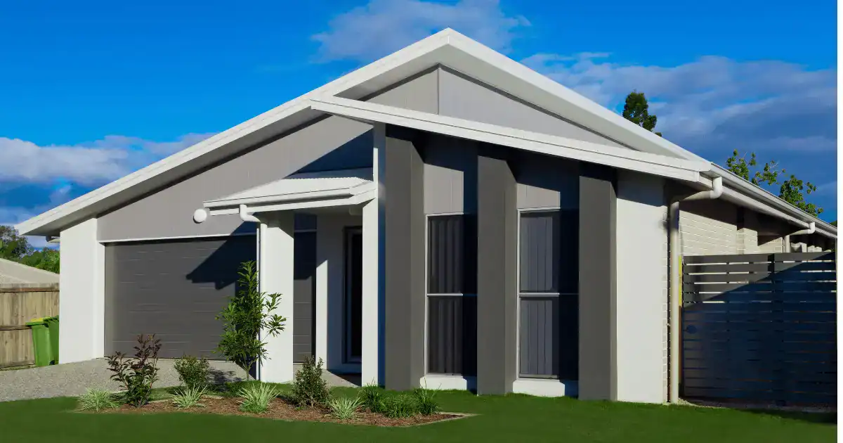 single floor house design with porch
