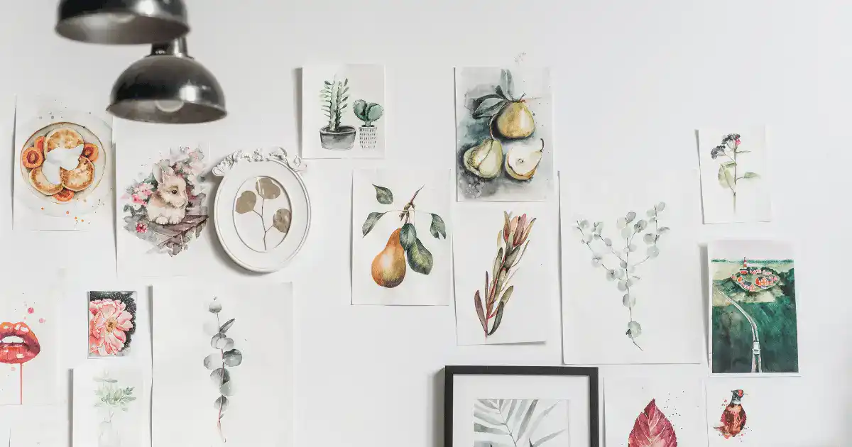 wall floral design